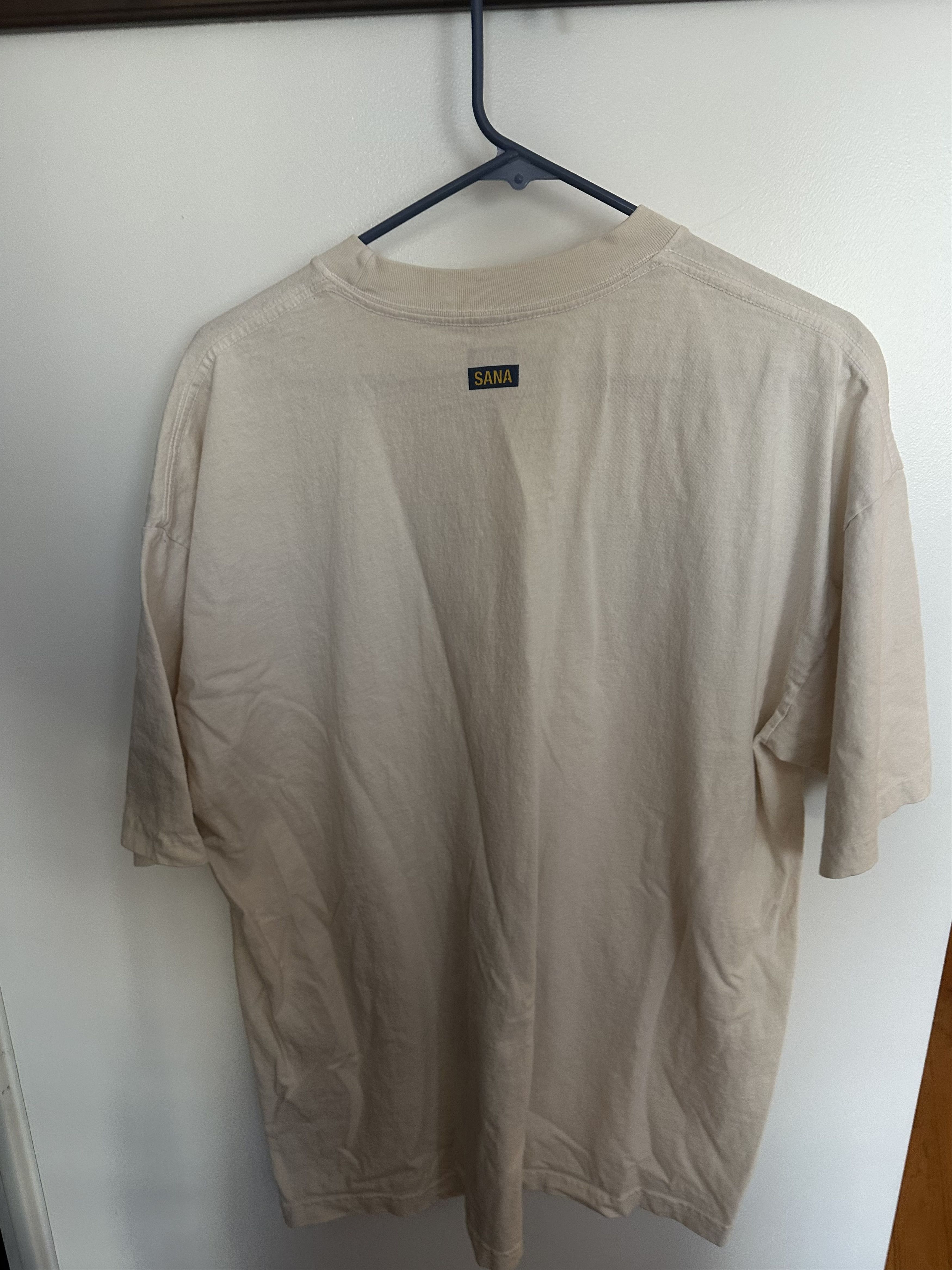 SANA Sana Detroit Blake Corum Michigan Wolverines T Shirt Cream Size US XL / EU 56 / 4 - 2 Thumbnail