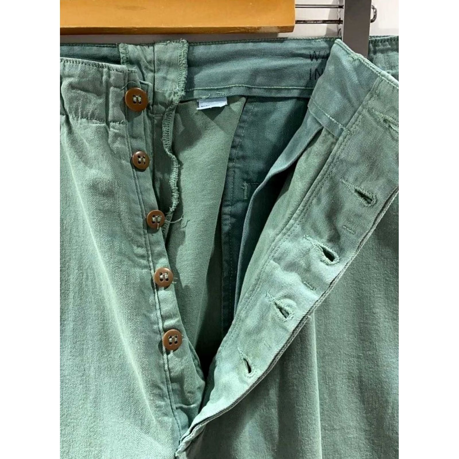 Ralph Lauren RRL Ralph Lauren Green Cotton Pants Size 36x32 Casual Used Size US 36 / EU 52 - 4 Thumbnail