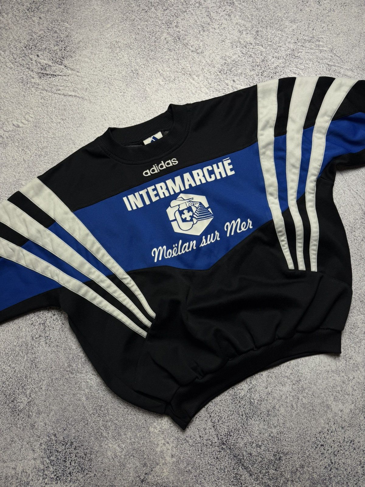 Adidas Vintage 90s Adidas Sweatshirt 3 Stripes Street Sport Style Size US M / EU 48-50 / 2 - 9 Thumbnail