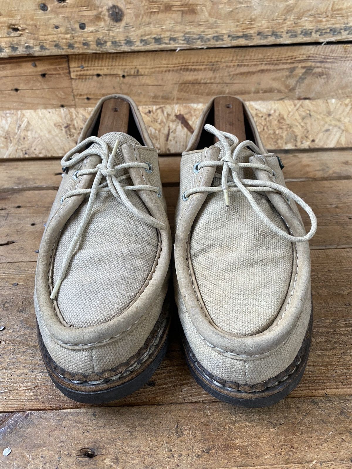 Paraboot Paraboot michael canvas derby casual leather shoes sz40.5 Size US 7.5 / EU 40-41 - 9 Thumbnail