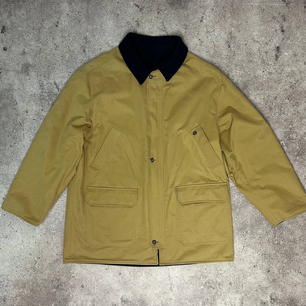Pierre Cardin Pierre Cardin Reversible Wool Navy Blue Jacket Coat Size XL Size US XL / EU 56 / 4 - 9 Thumbnail