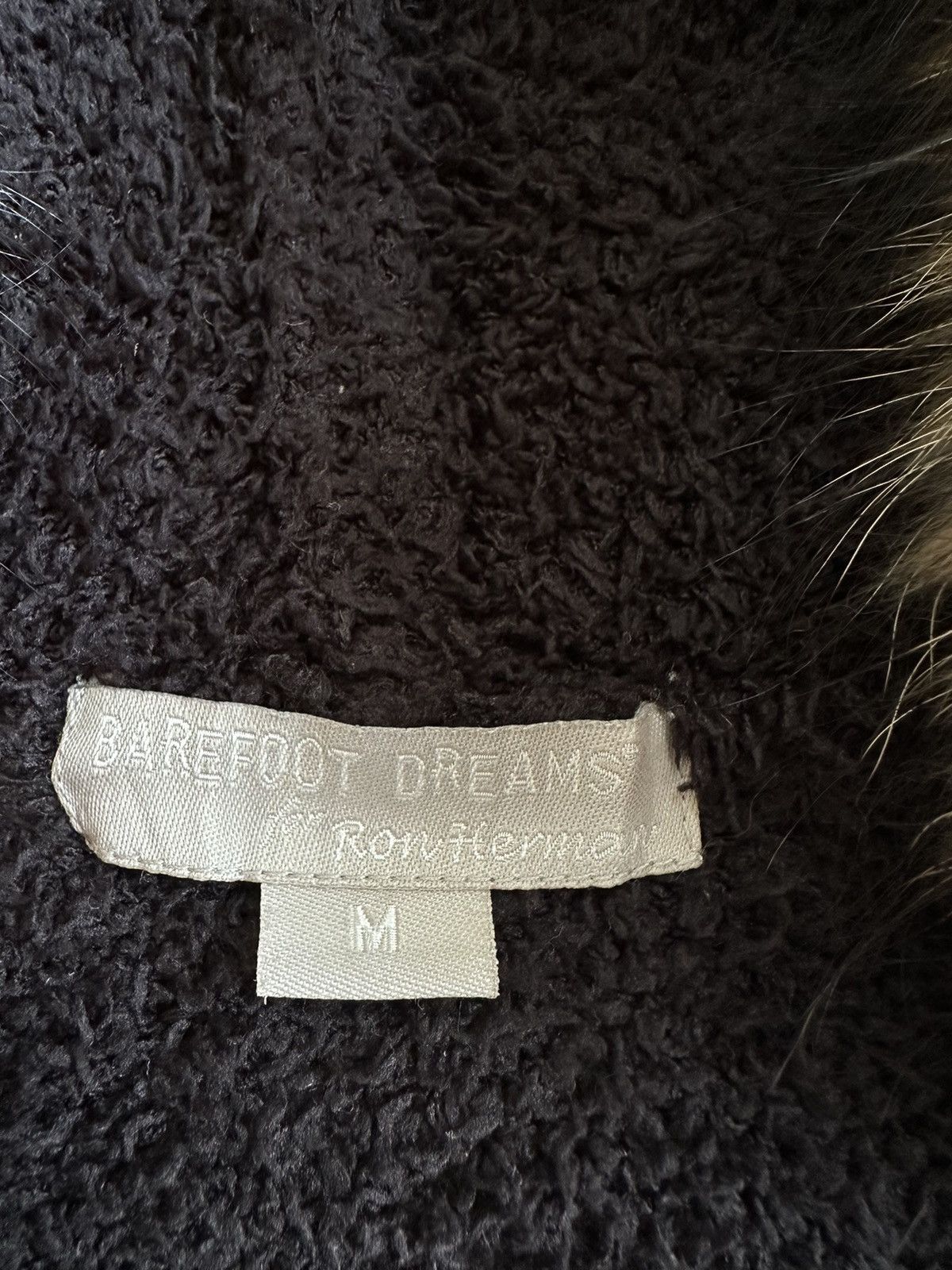 If Six Was Nine BAREFOOT DREAMS RH FAUX FUR ZIP HOODIE GRUNGE LGB STYLE Size US M / EU 48-50 / 2 - 7 Thumbnail
