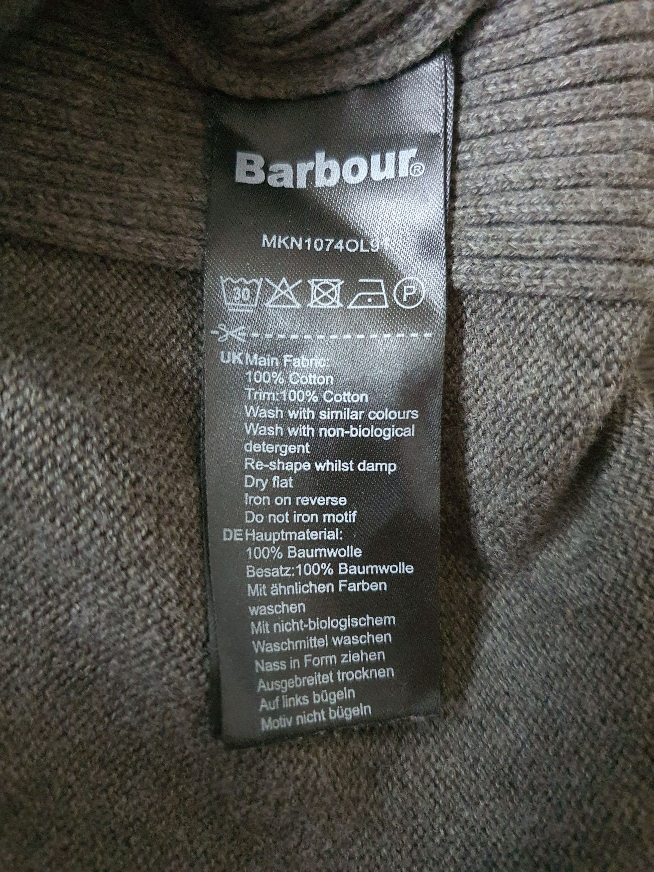 Barbour ''Cotton Half-Zip Jumper'' Sweater Pullover - Olive Marl Size US XXL / EU 58 / 5 - 5 Thumbnail