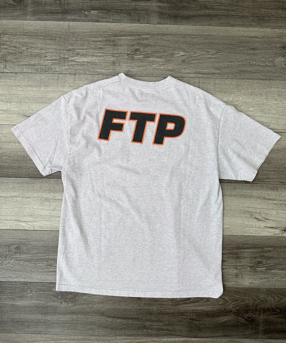 Fuck The Population FTP Fuck The Population Grey Outline Logo Tee Sz. XL Size US XL / EU 56 / 4 - 2 Thumbnail