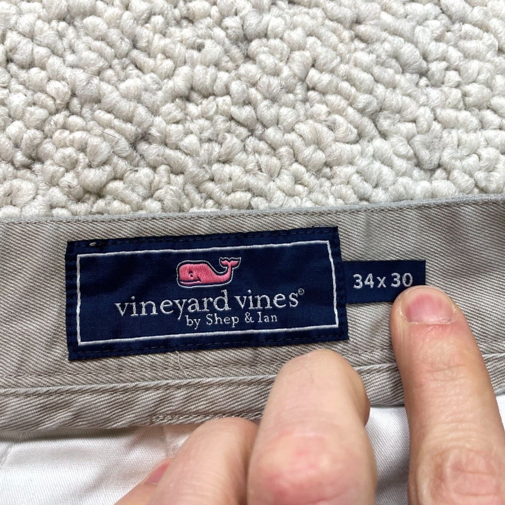 Vineyard Vines VINEYARD VINES Straight Chino Dress Club Pants Men 34x30 Khaki Beige Slacks Size US 34 / EU 50 - 3 Thumbnail