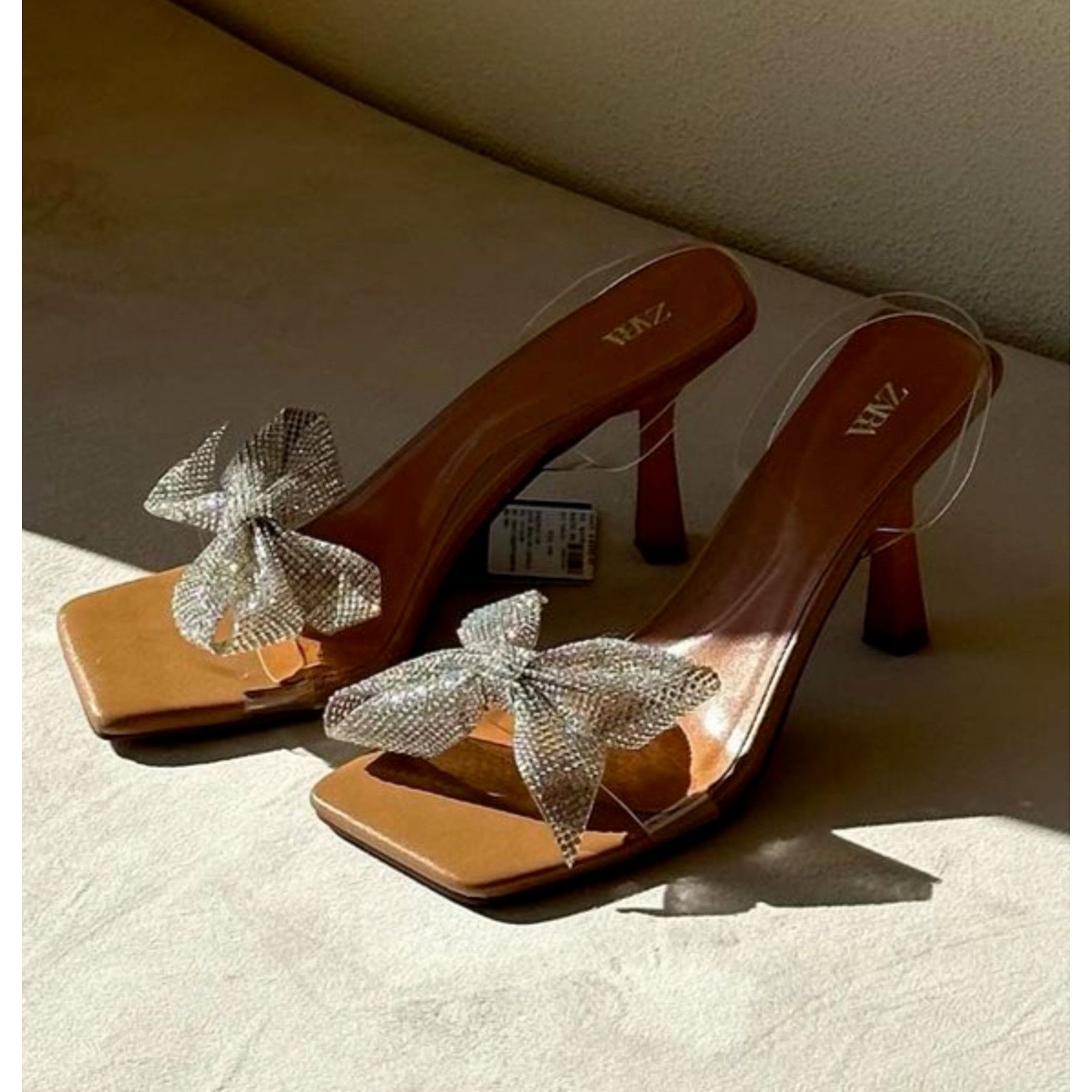Zara ZARA BLOGGER FAVE!!! Embellished Heels NWT (US 8) Size US 10 / IT 40 - 4 Thumbnail