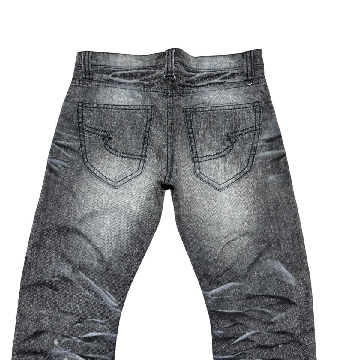 semanticdesign Semantic Design Whiskered Denim Flare Jeans Size US 32 / EU 48 - 9 Thumbnail