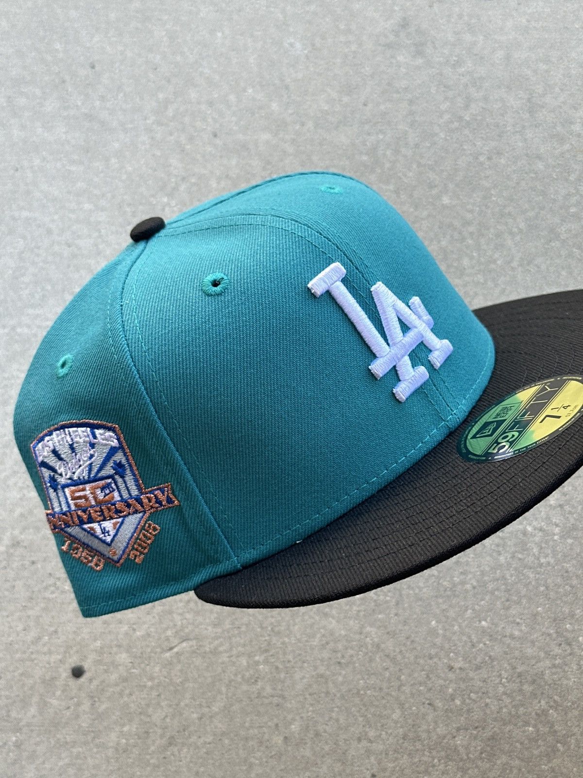 Los Angeles Dodgers OG Copperhead Top 30 Fitted Hat 7 1/4 LA