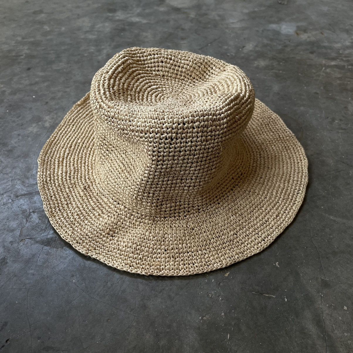 image of Vintage Ecuador Panama Bucket Hat in Cream, Men's