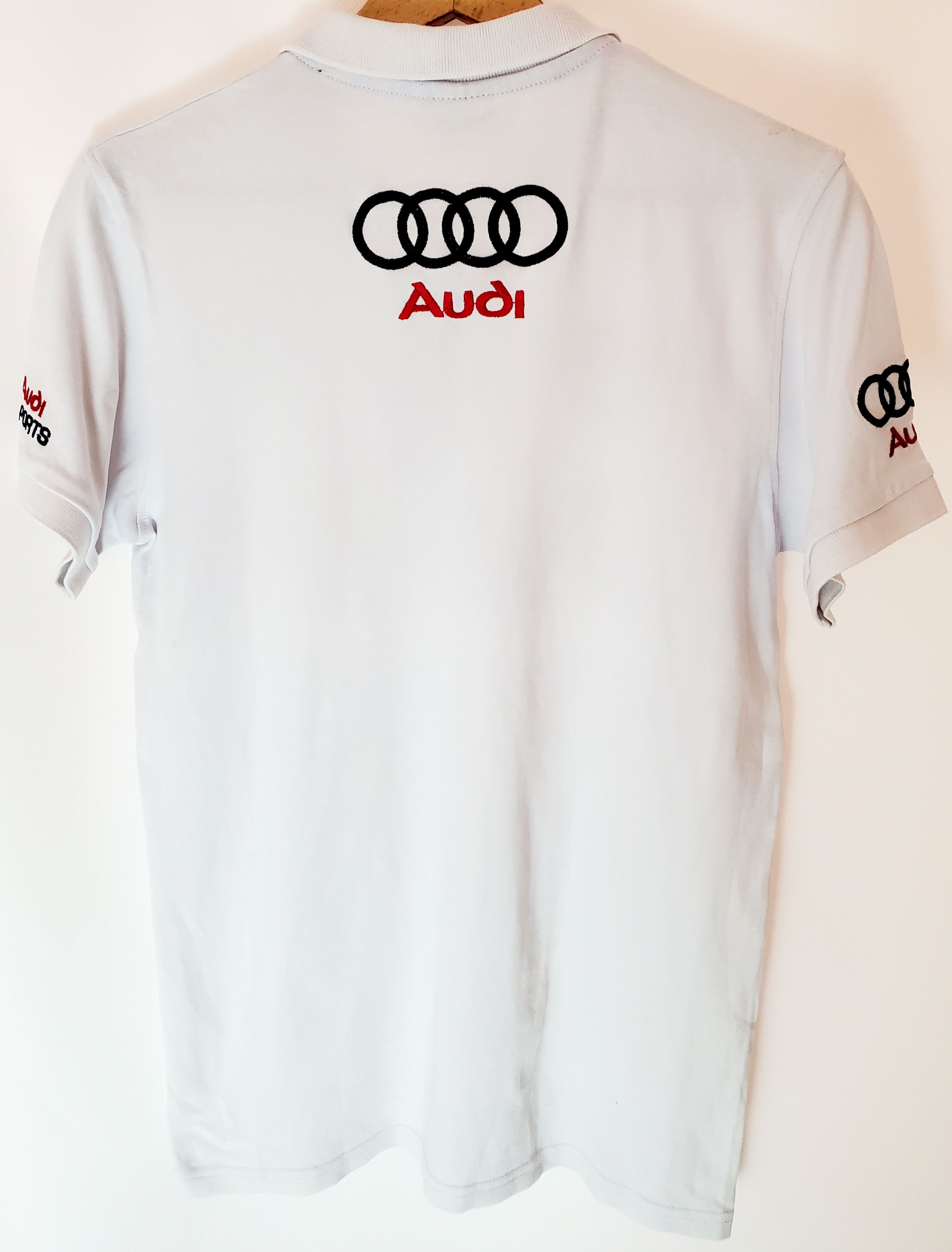 Audi × Vintage Audi Sports Racing Polo T-Shirt Embroidered size M Size US M / EU 48-50 / 2 - 5 Thumbnail