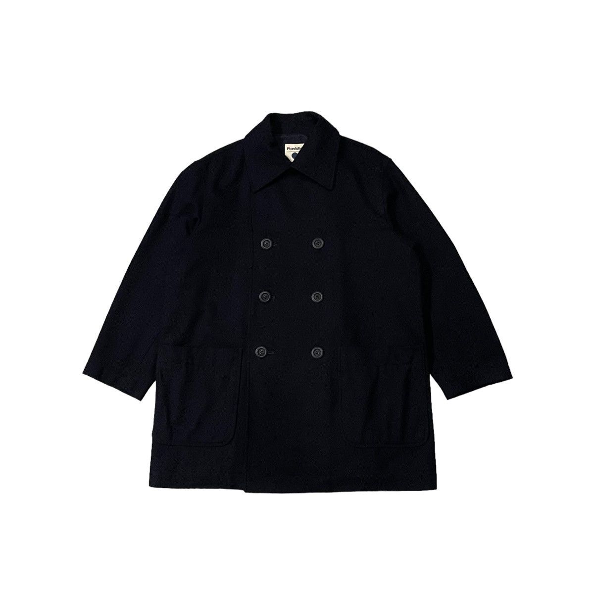 Issey Miyake Vintage Plantation Double Breast Wool Jacket Size US M / EU 48-50 / 2 - 1 Thumbnail