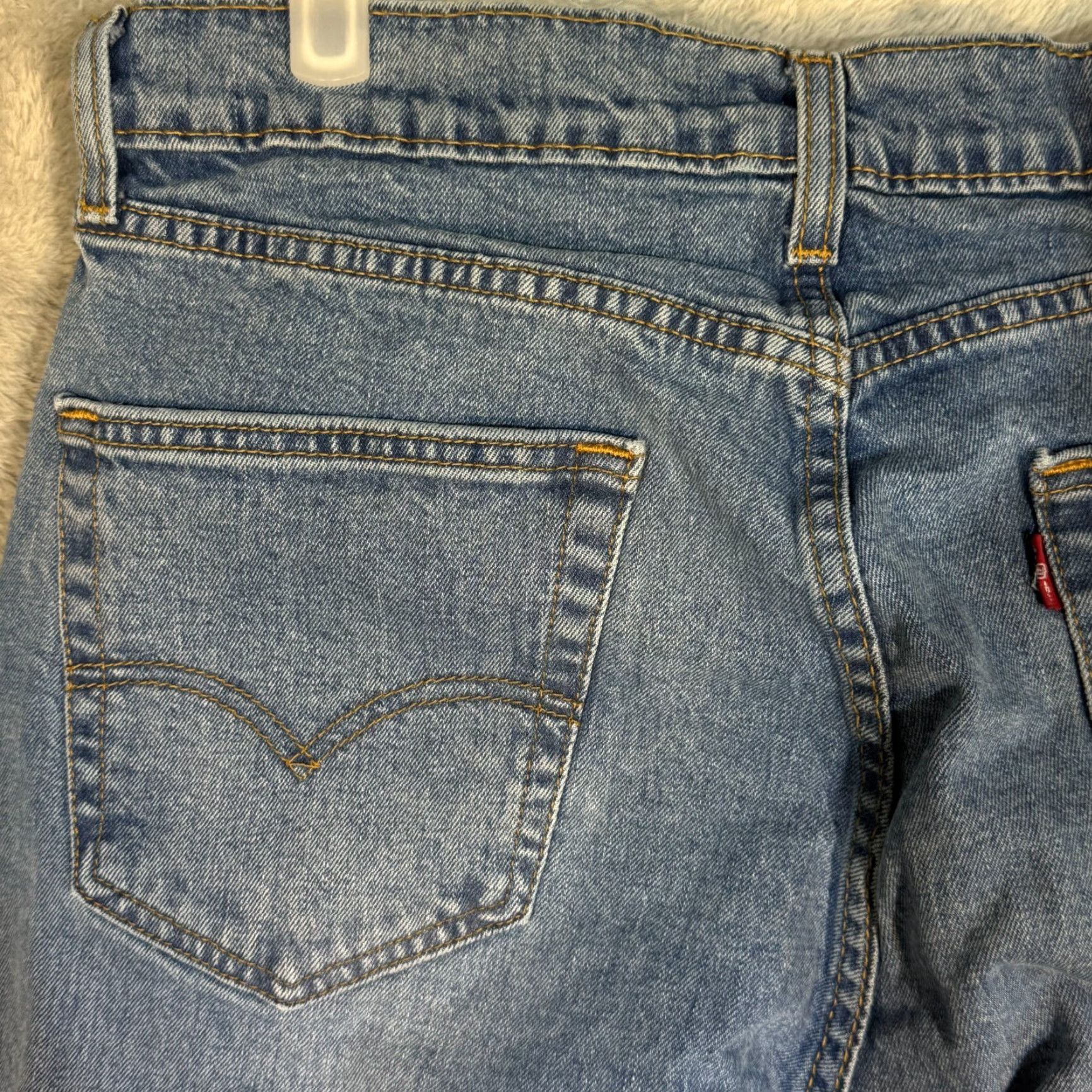 Levi's VINTAGE Levi’s 505 Men’s Jeans 32 x 30 Denim Blue Mid-Rise Straight Leg Jeans 505 Mens Regular Blue Denimpants Size US 32 / EU 48 - 6 Thumbnail
