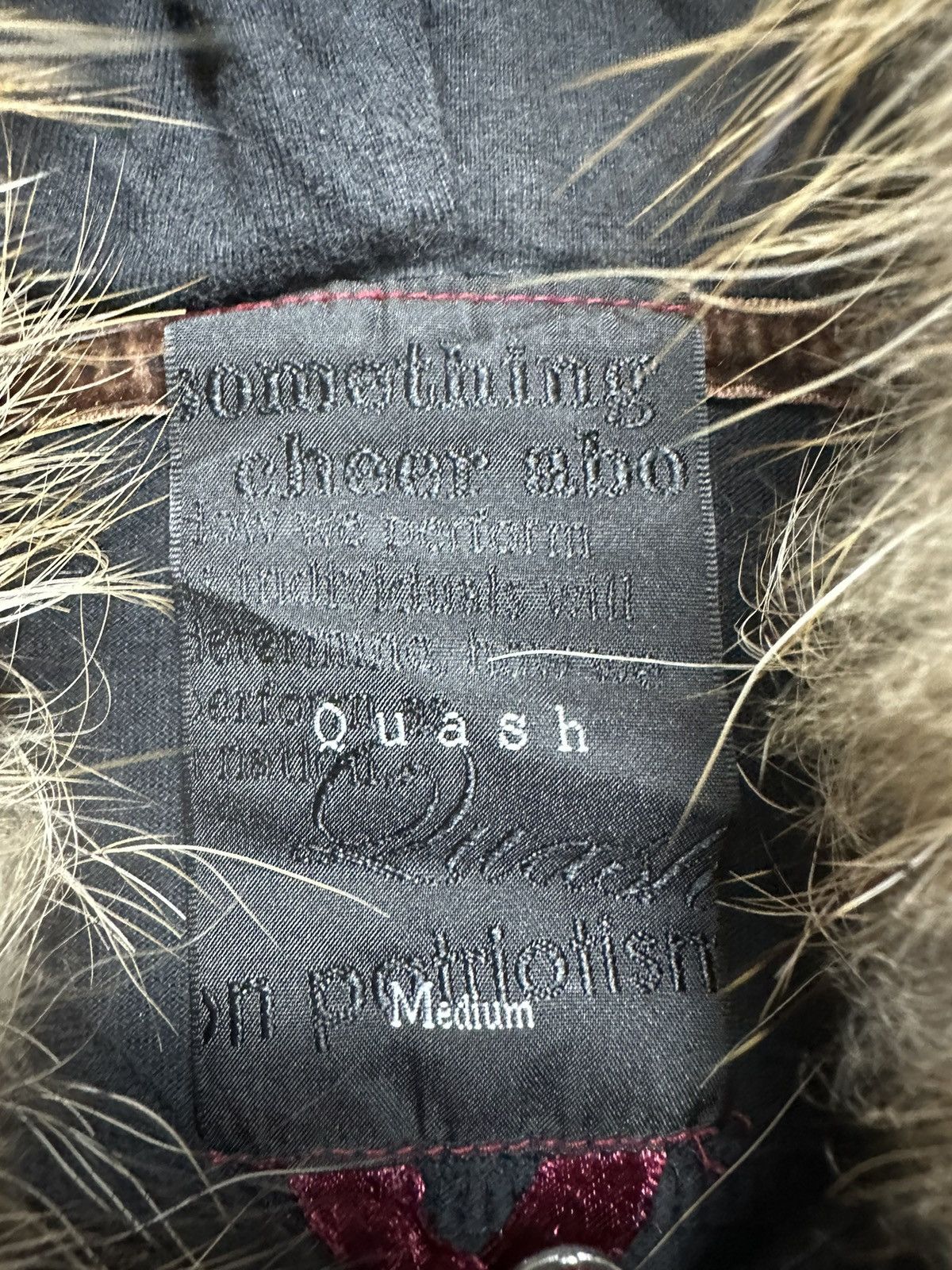 14th Addiction JAPANESE QUASH BIG STUDDED FUR JACKET HOODIE GOA LGB STYLE Size US M / EU 48-50 / 2 - 6 Thumbnail