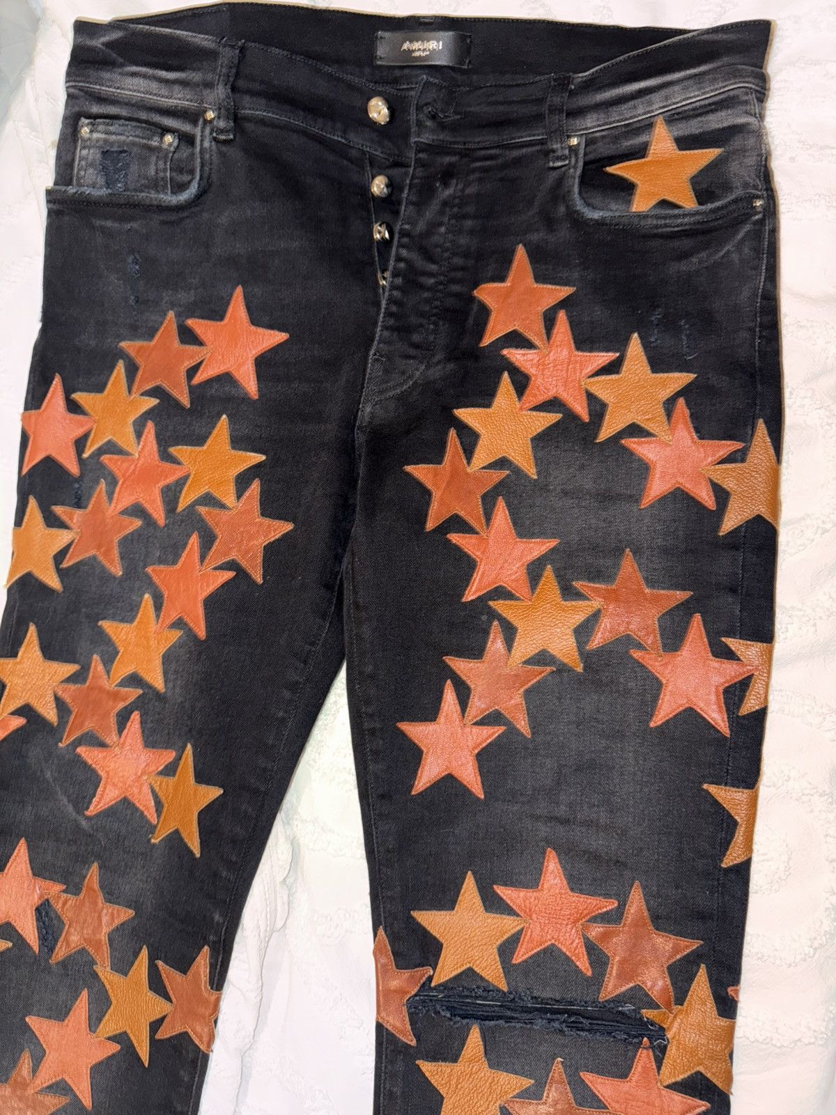 Amiri Amiri x Chemist Star-Patch jeans Size US 34 / EU 50 - 4 Thumbnail
