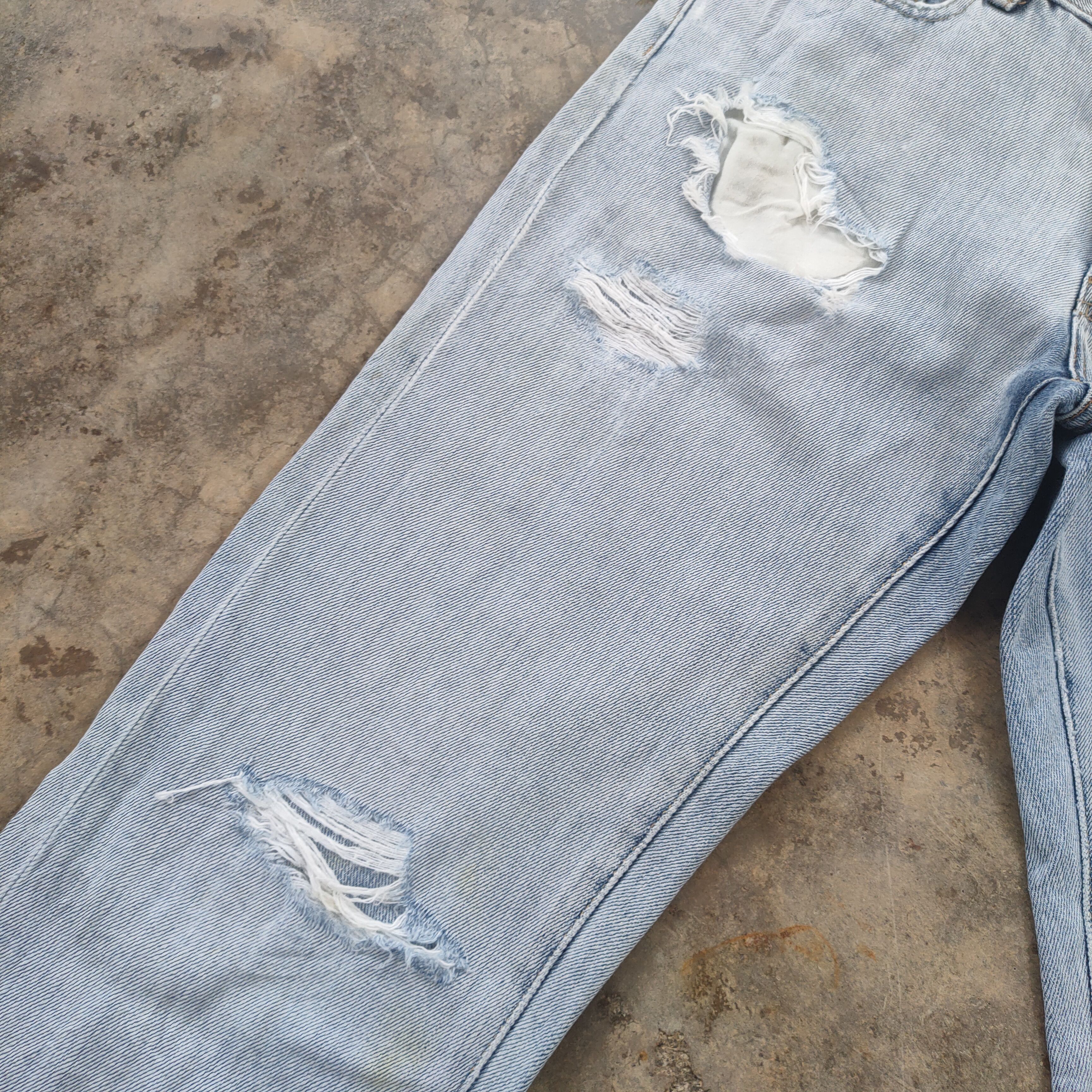 Japanese Brand VINTAGE JAPANESE FADED DISTRESSED JEANS PANTS Size US 30 / EU 46 - 5 Thumbnail