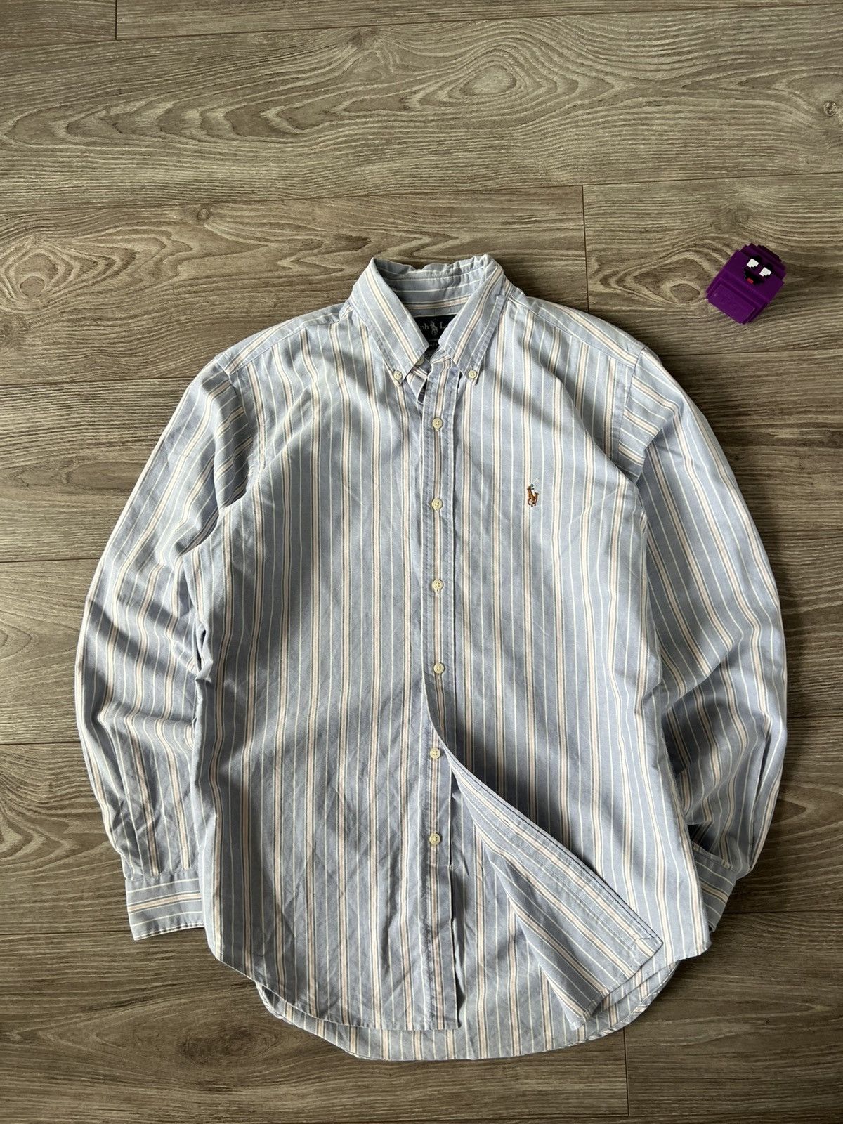 Polo Ralph Lauren Vintage Polo Ralph Lauren RRL Classic Fit Colour Logo Shirt Size US M / EU 48-50 / 2 - 4 Thumbnail