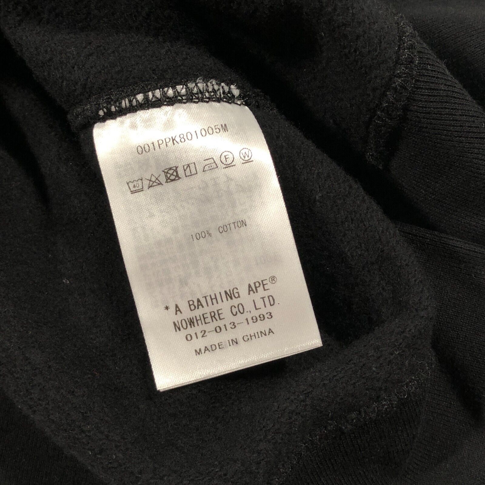Bape NEW A Bathing Ape I Love Bape Black Hoodie Sweater Size XL Size US XL / EU 56 / 4 - 5 Thumbnail