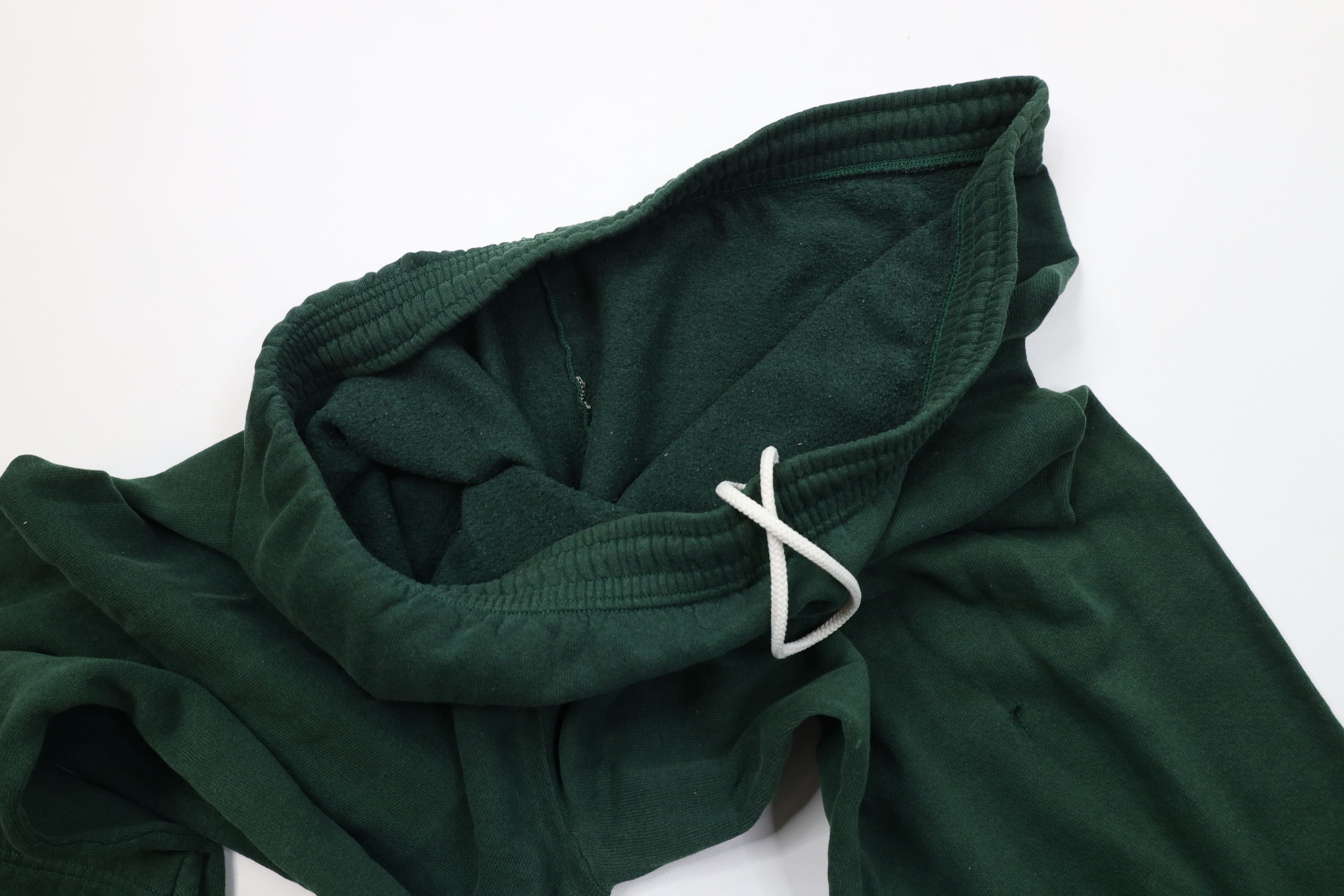 Vintage Vintage 90s Streetwear Blank Sweatpants Joggers Dark Green Size US 36 / EU 52 - 9 Thumbnail