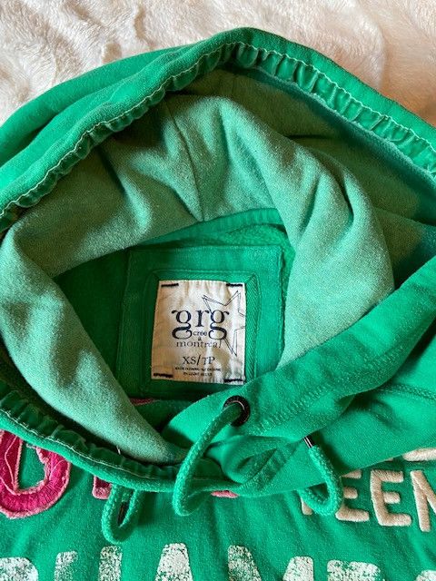 Garage Garage Green Hoodie Size Ladies Junior XS Size XS / US 0-2 / IT 36-38 - 3 Thumbnail