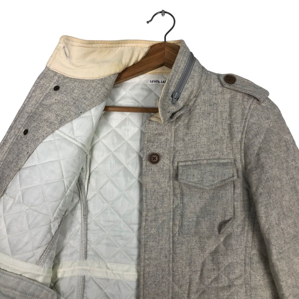 Japanese Brand 🔥Vintage Biker Jacket Quilted Levi’s Size US M / EU 48-50 / 2 - 10 Thumbnail