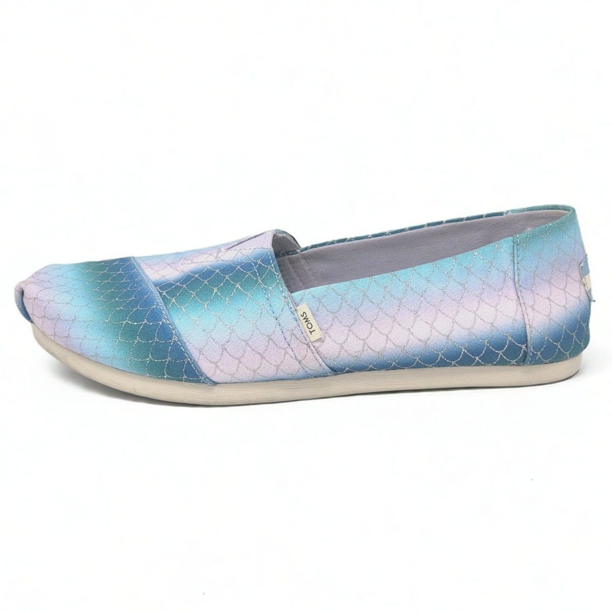 Toms TOMS Alpargata Mermaid Scale Flats Canvas Slip On Size 9 Size US 9 / IT 39 - 8 Thumbnail
