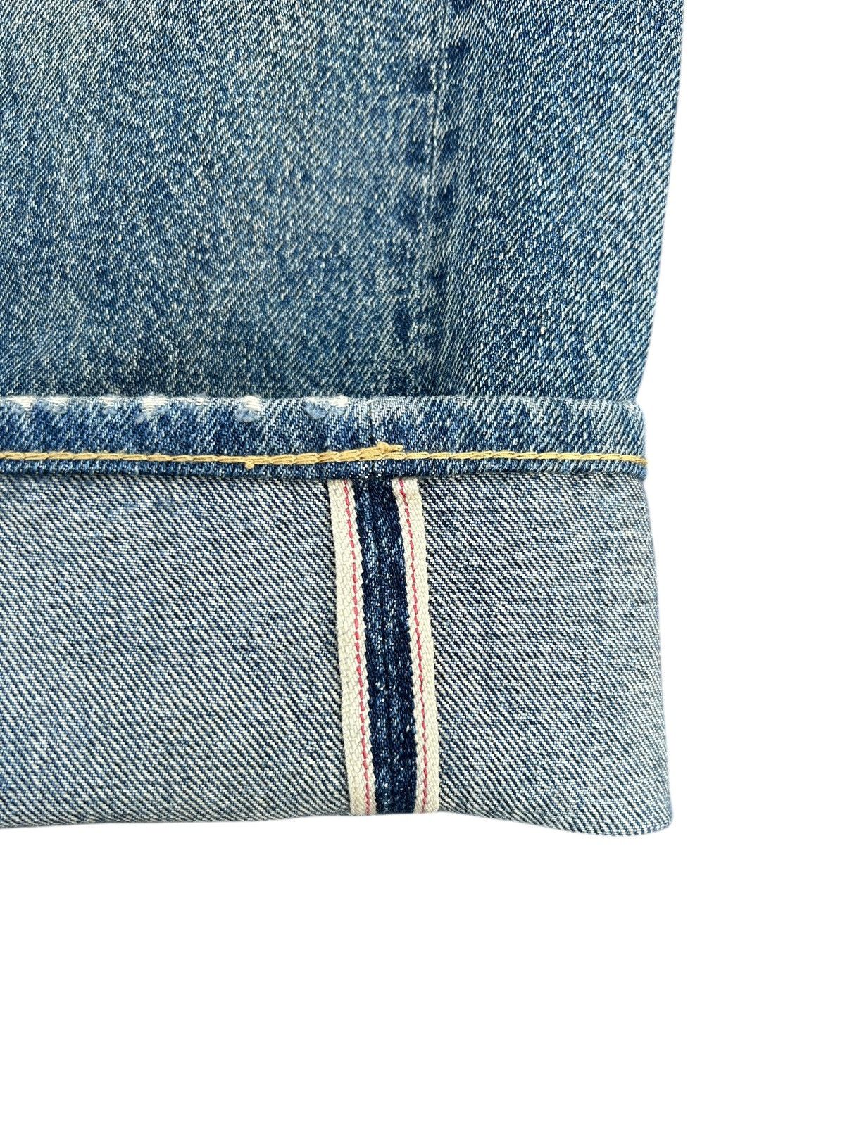 Kapital Levis Big E 501XX Selvedge Distressed Denim Jeans Size US 34 / EU 50 - 3 Thumbnail
