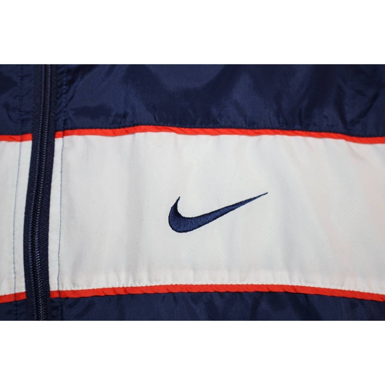 Nike Nike Sportswear Navy Red/White Strip Windbreaker Jacket Size US L / EU 52-54 / 3 - 5 Thumbnail