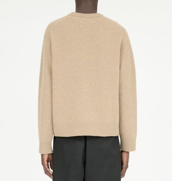 Maison Margiela o1w1db10126 Wool Sweater in Beige Size US S / EU 44-46 / 1 - 2 Thumbnail
