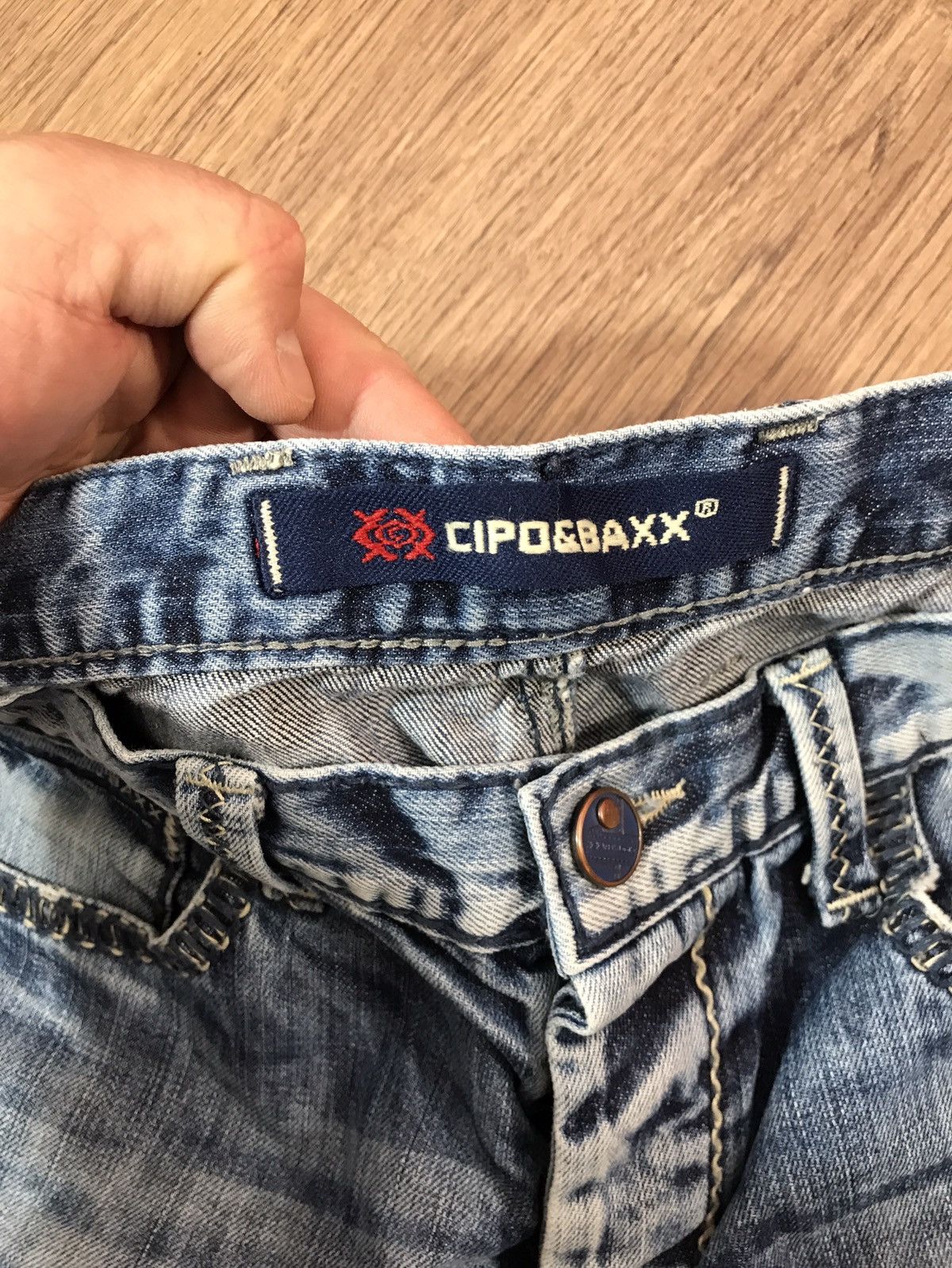 Japanese Brand × Vintage Vintage Cipo&Baxx Rap Style Jeans Y2k Size US 32 / EU 48 - 6 Thumbnail