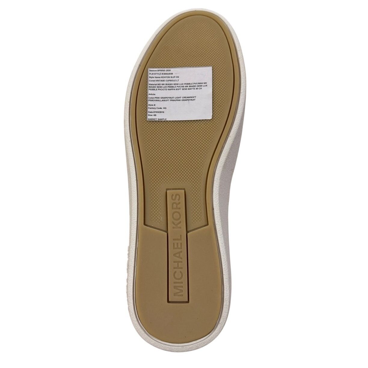 Michael Kors *DS19 MICHAEL KORS Keaton Slip On Monogram Sneakers Size 6 Size US 6 / IT 36 - 4 Thumbnail