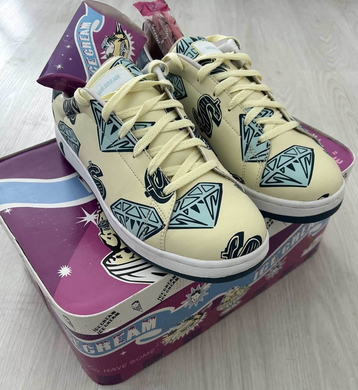 Icecream × Reebok VERY RARE OG REEBOK X BBC/ICE CREAM PRE PRODUCTION SAMPLE Size US 10.5 / EU 43-44 - 8 Thumbnail