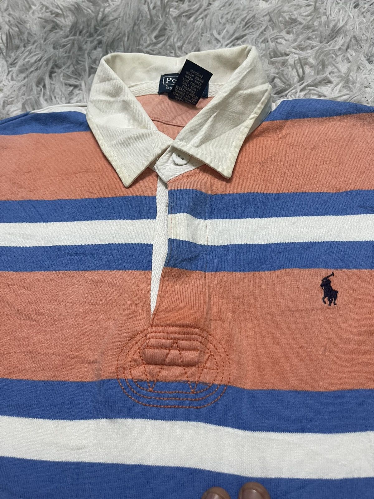 Polo Ralph Lauren 2000s POLO BY RALPH LAUREN STRIPES POLO SHIRT Size US S / EU 44-46 / 1 - 7 Thumbnail