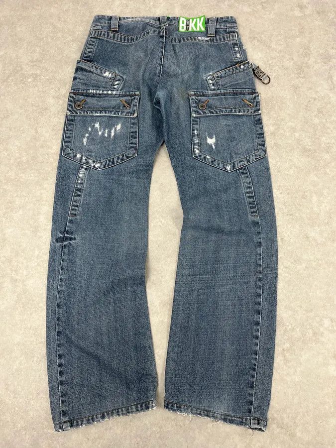 Dirk Bikkembergs 2010s Bikkembergs Blue Avant-Garde Denim Jeans Size US 32 / EU 48 - 1 Thumbnail