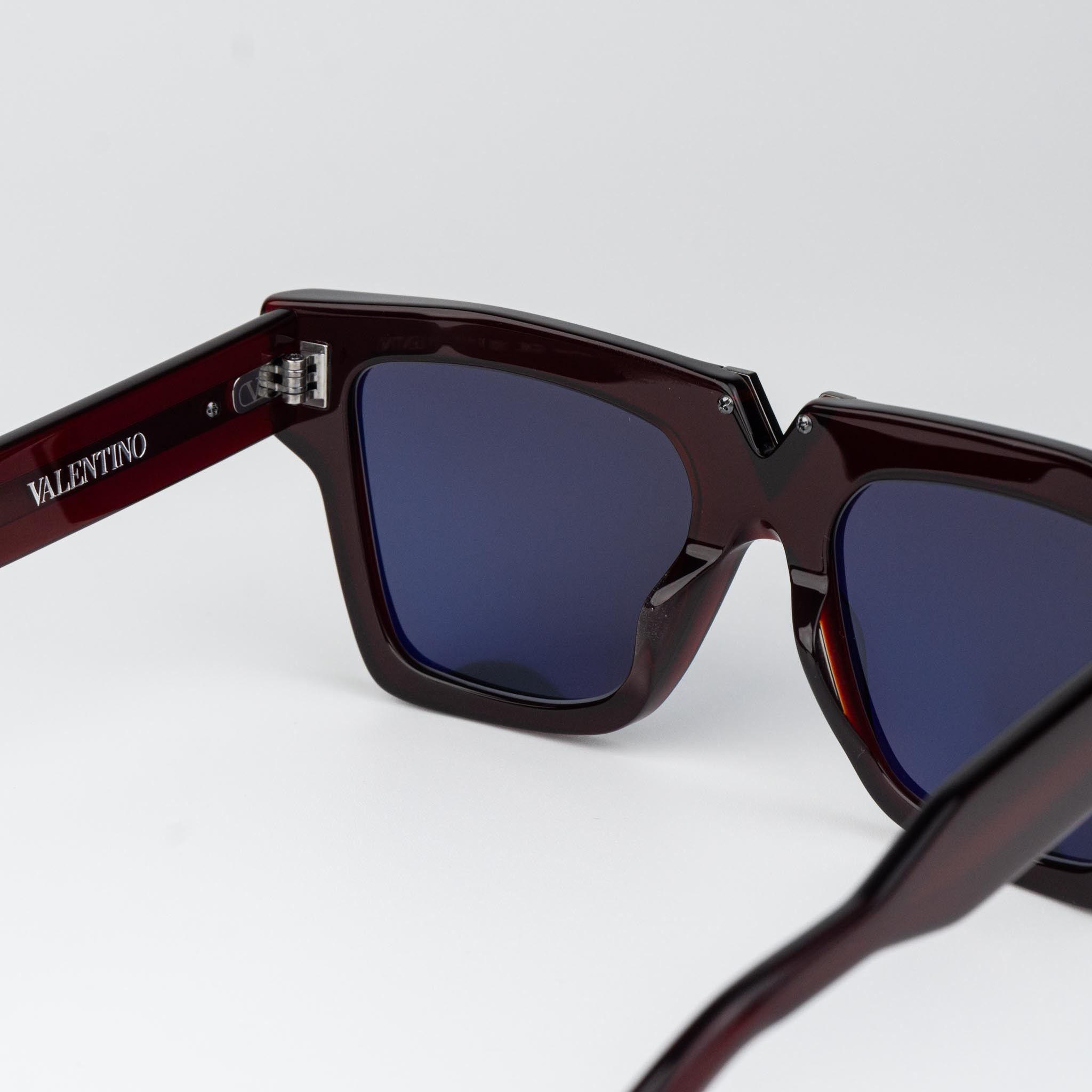Valentino Valentino Women Sunglasses Grey Square V-GOLD I VLS-162 C Size ONE SIZE - 7 Thumbnail