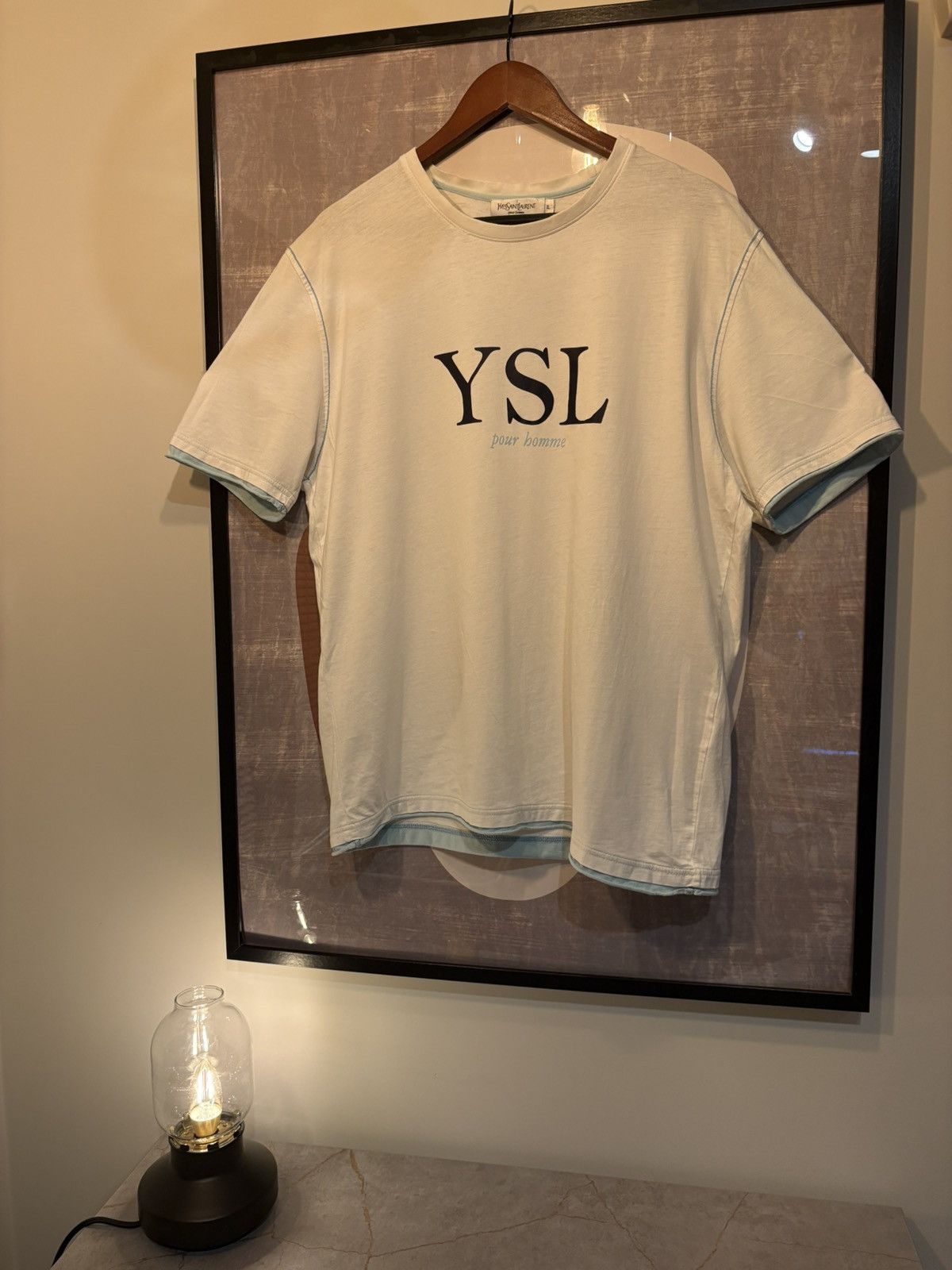 Yves Saint Laurent Yves Saint Laurent Vintage T-shirt Size US XL / EU 56 / 4 - 2 Thumbnail