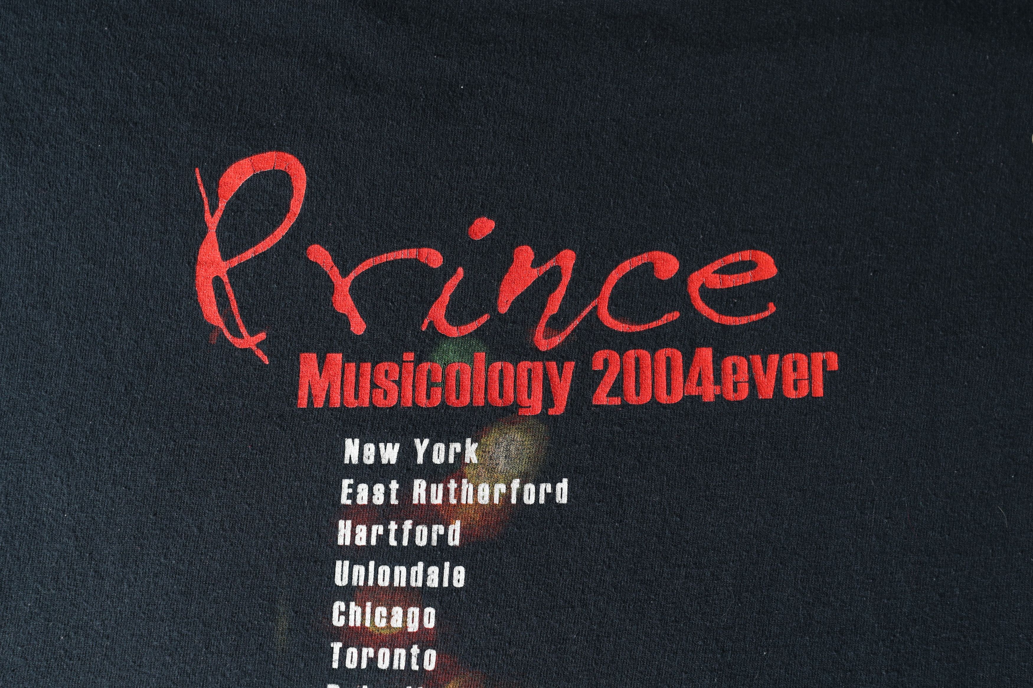 Prince Vintage Prince Musicology 2004ever Tour Tee (XL) Size US XL / EU 56 / 4 - 13 Thumbnail