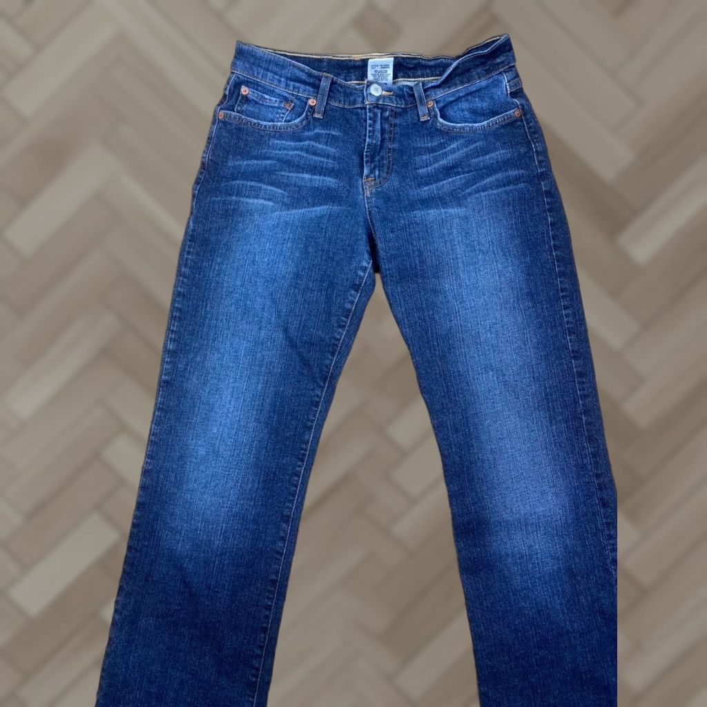 Lucky Brand Lucky Brand Jeans Womens Size 6/28 Medium Wash Mid Rise Classic Rider Denim 7054 Size ONE SIZE - 1 Thumbnail