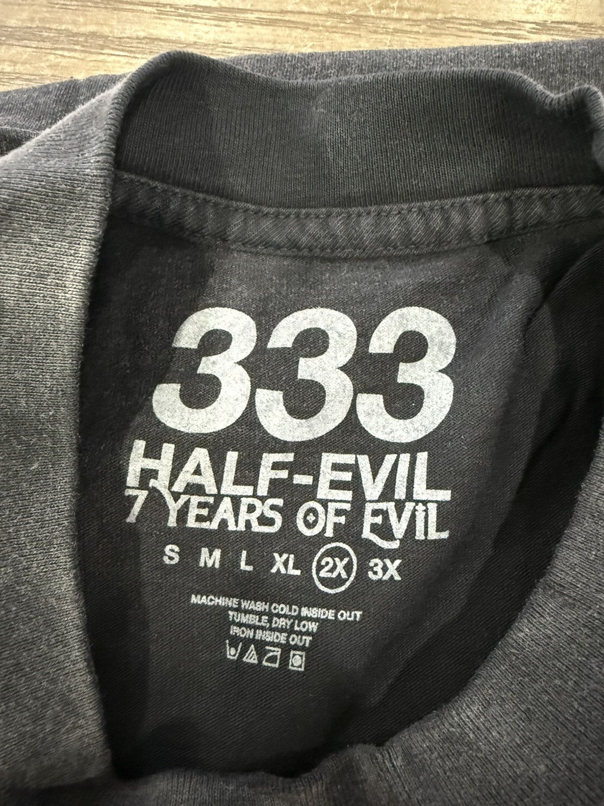 Grailed × Half Evil ⚡️ Half Evil 333 Washed Black EVIL FC Tee Shirt Size 2XL ⚡️ Size US XXL / EU 58 / 5 - 7 Thumbnail