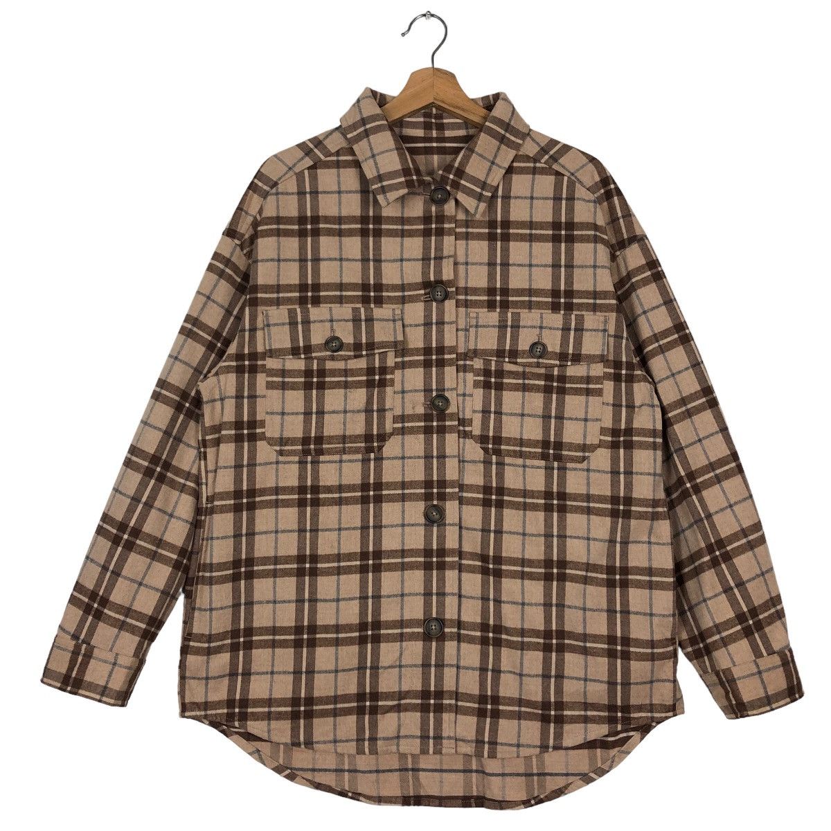 Japanese Brand 🔥90’s Vintage Checkered Jacket GU Japan Issey Miyake Size US XL / EU 56 / 4 - 1 Thumbnail