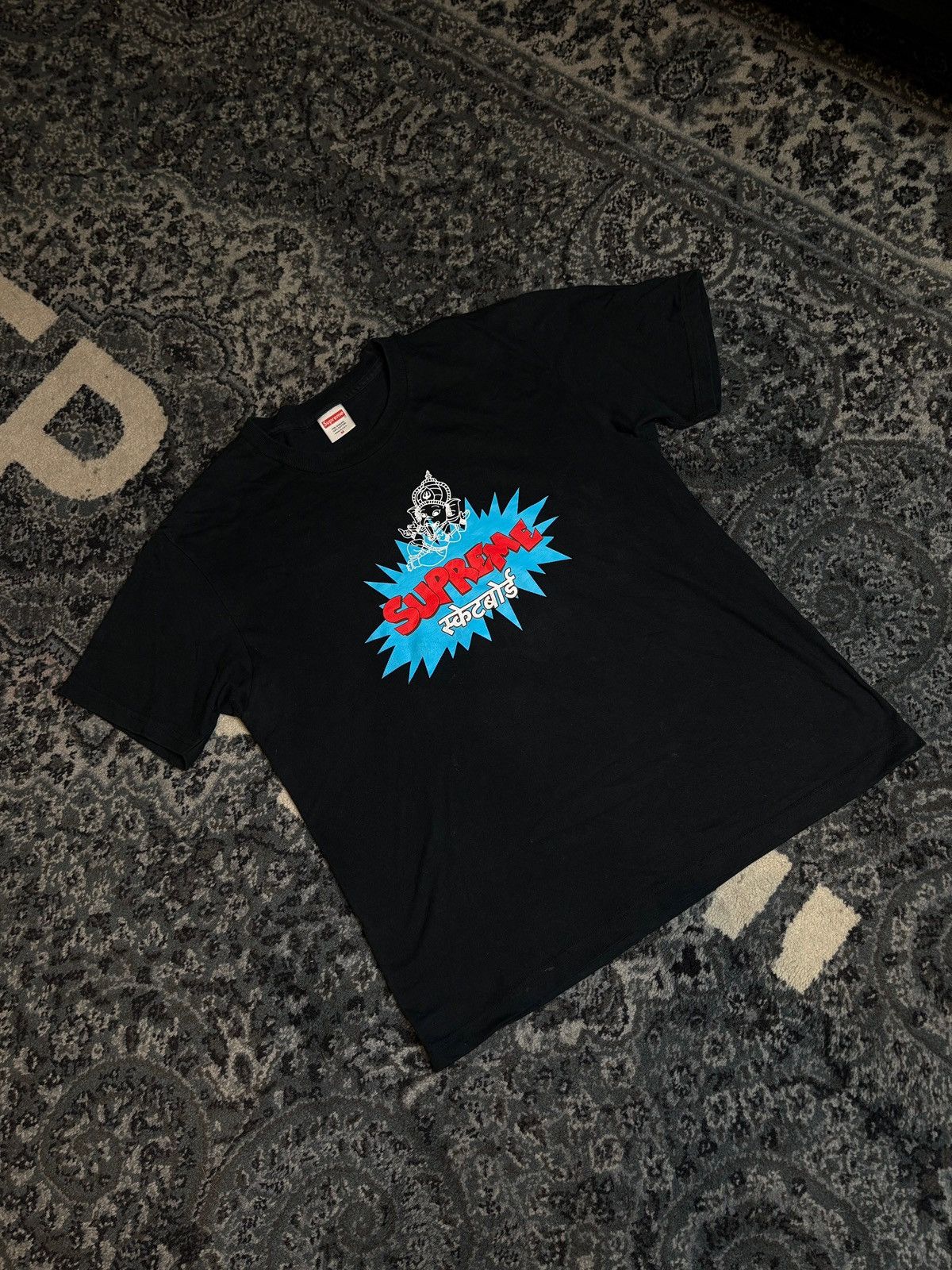 Supreme Supreme Ganesha Tee Black Size Medium Size US M / EU 48-50 / 2 - 1 Thumbnail