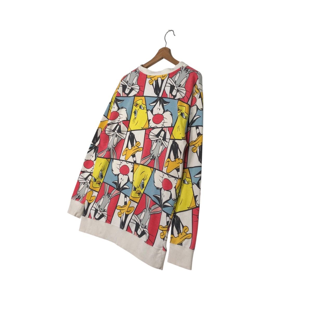 Cartoon Network 📌Vintage Sweatshirt Full Print Looney Tunes Big Logo Size US L / EU 52-54 / 3 - 11 Thumbnail