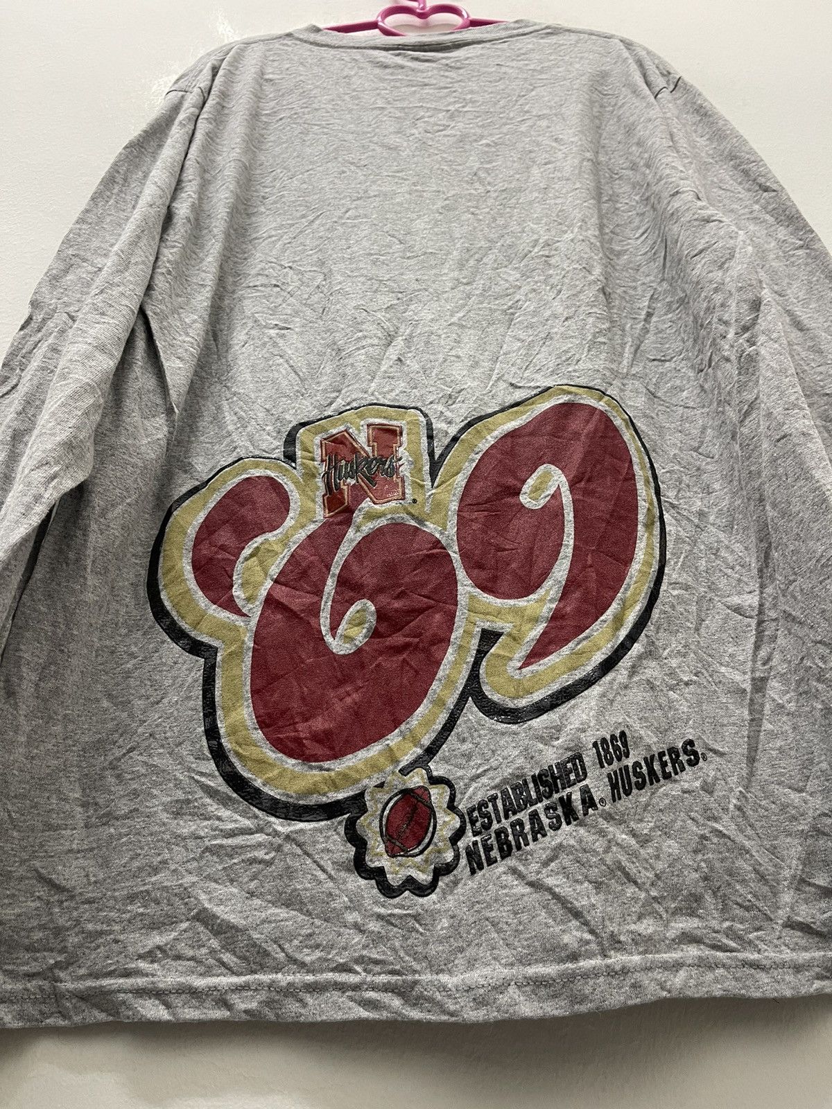 NCAA Rare Vintage NEBRASKA HUSKERS 69 NCAA Size US XL / EU 56 / 4 - 6 Thumbnail
