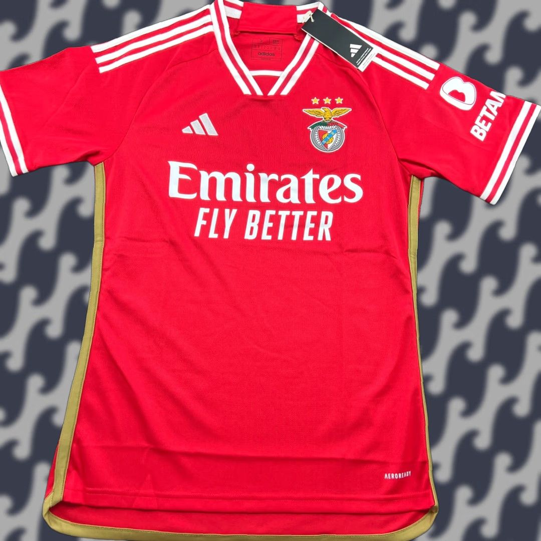 Adidas BNWT Benfica Adidas 2023-2024 Home Football Jersey Mens Small Adult Red Shirt Size US S / EU 44-46 / 1 - 1 Thumbnail