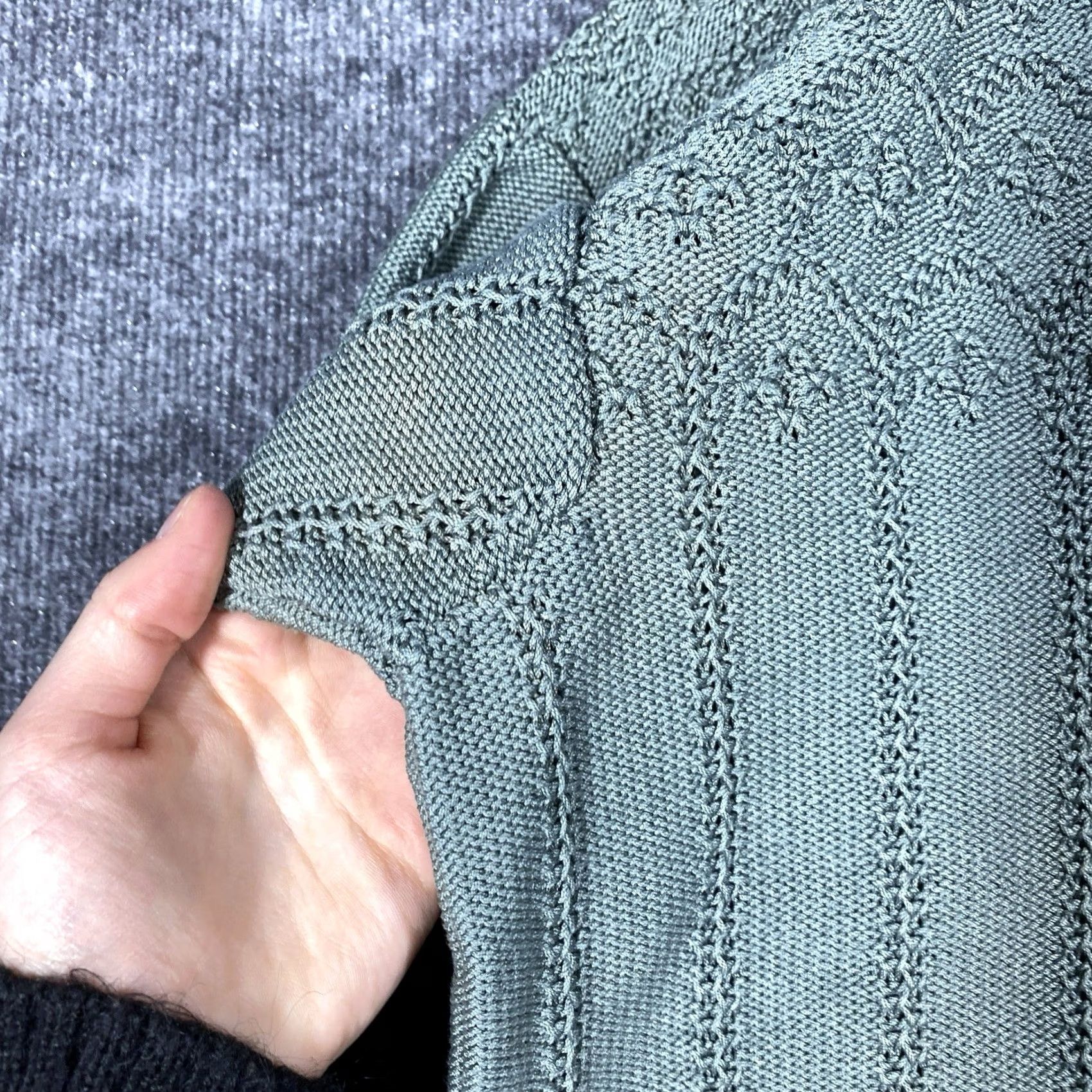 Vintage VINTAGE Ramsay of Dublin Ireland Sweater Women Oversized Hand Loomed Cotton L Green Size L / US 10 / IT 46 - 5 Thumbnail