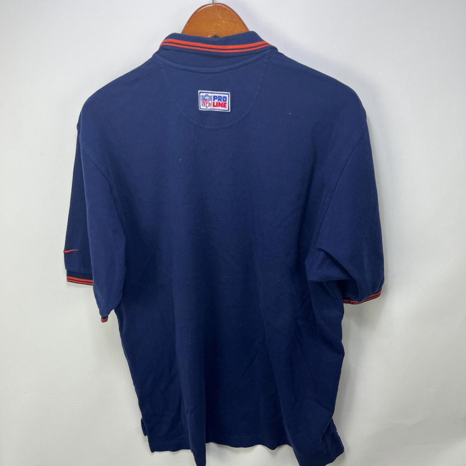Nike Vintage Nike NFL Denver Broncos Blue Polo Shirt Short Sleeve Size ONE SIZE - 9 Thumbnail