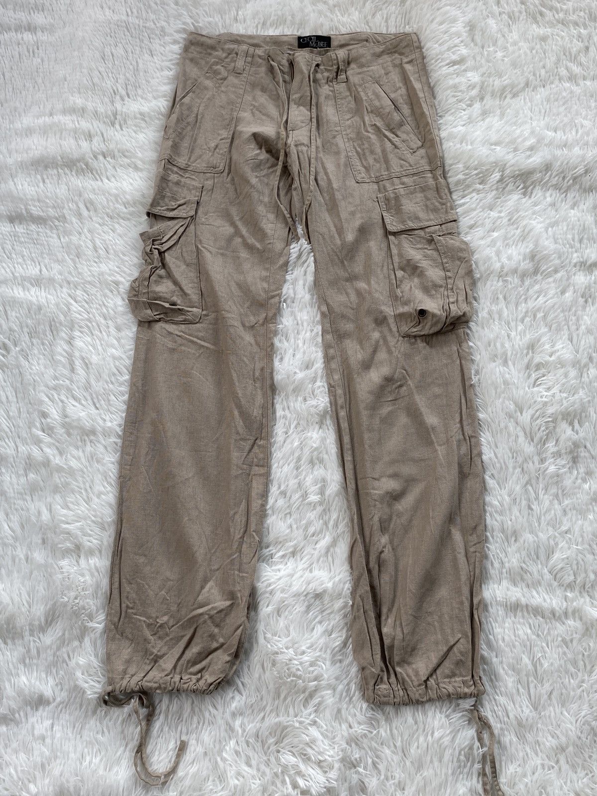 Vintage BINDING NOW🔥 Cecil Mc Bee bondage cargo pant rare Size 30" / US 8 / IT 44 - 2 Thumbnail