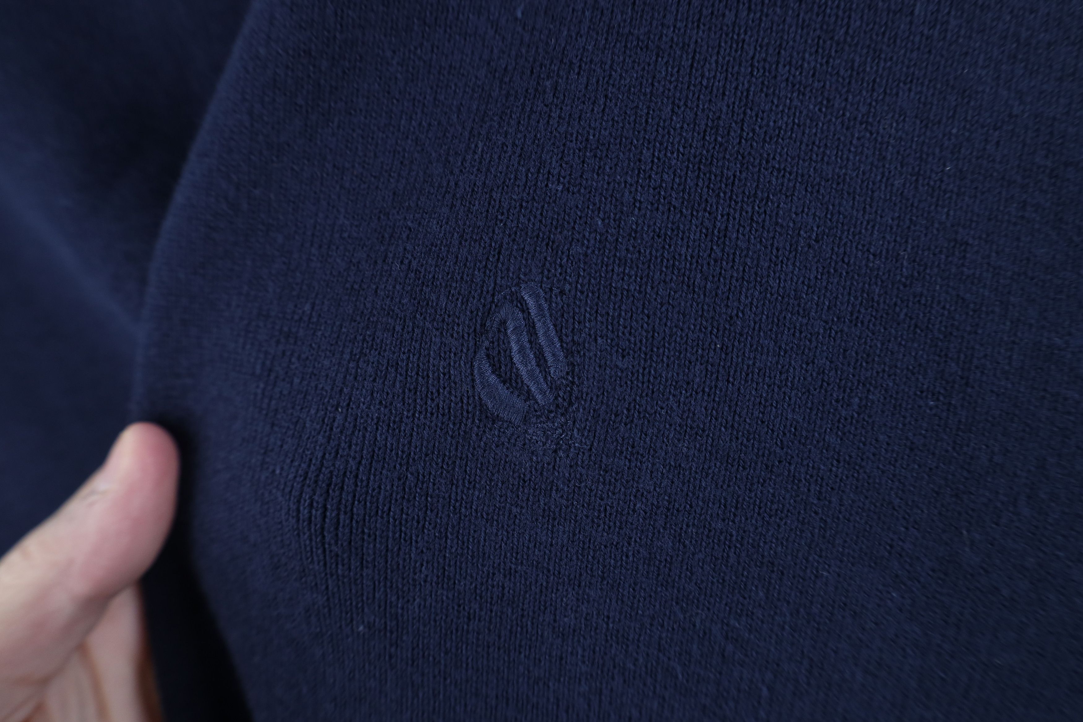 Nautica Vintage 90s Nautica Cotton Ribbed Knit Sweater Vest Blue Size US XL / EU 56 / 4 - 4 Thumbnail