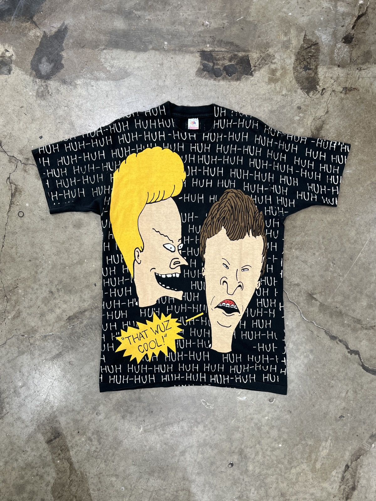 Vintage Vintage Beavis and Butt-head Huh That Wuz Cool! MTV Large Size US L / EU 52-54 / 3 - 2 Thumbnail