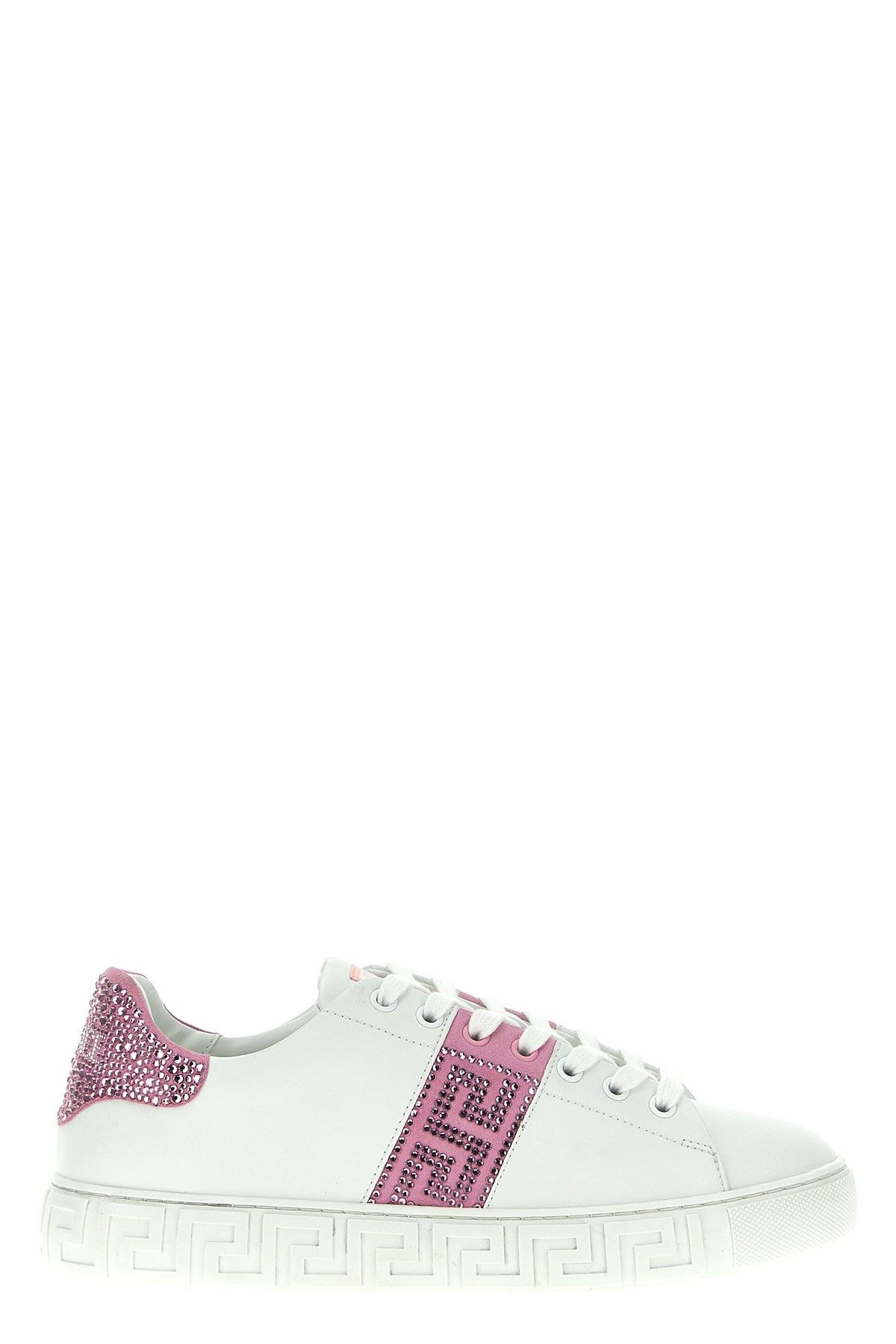 image of Versace 'greca' Sneakers in Pink, Women's (Size 8)