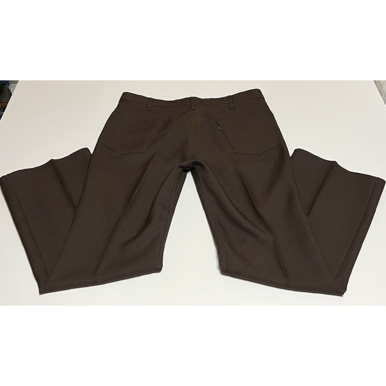 Levi's VINTAGE Levi's 517 Bootcut Pants Brown 37x31 Regular Mens Denim Slacks 517 Saddle Man Baggy? Size US 37 - 2 Thumbnail